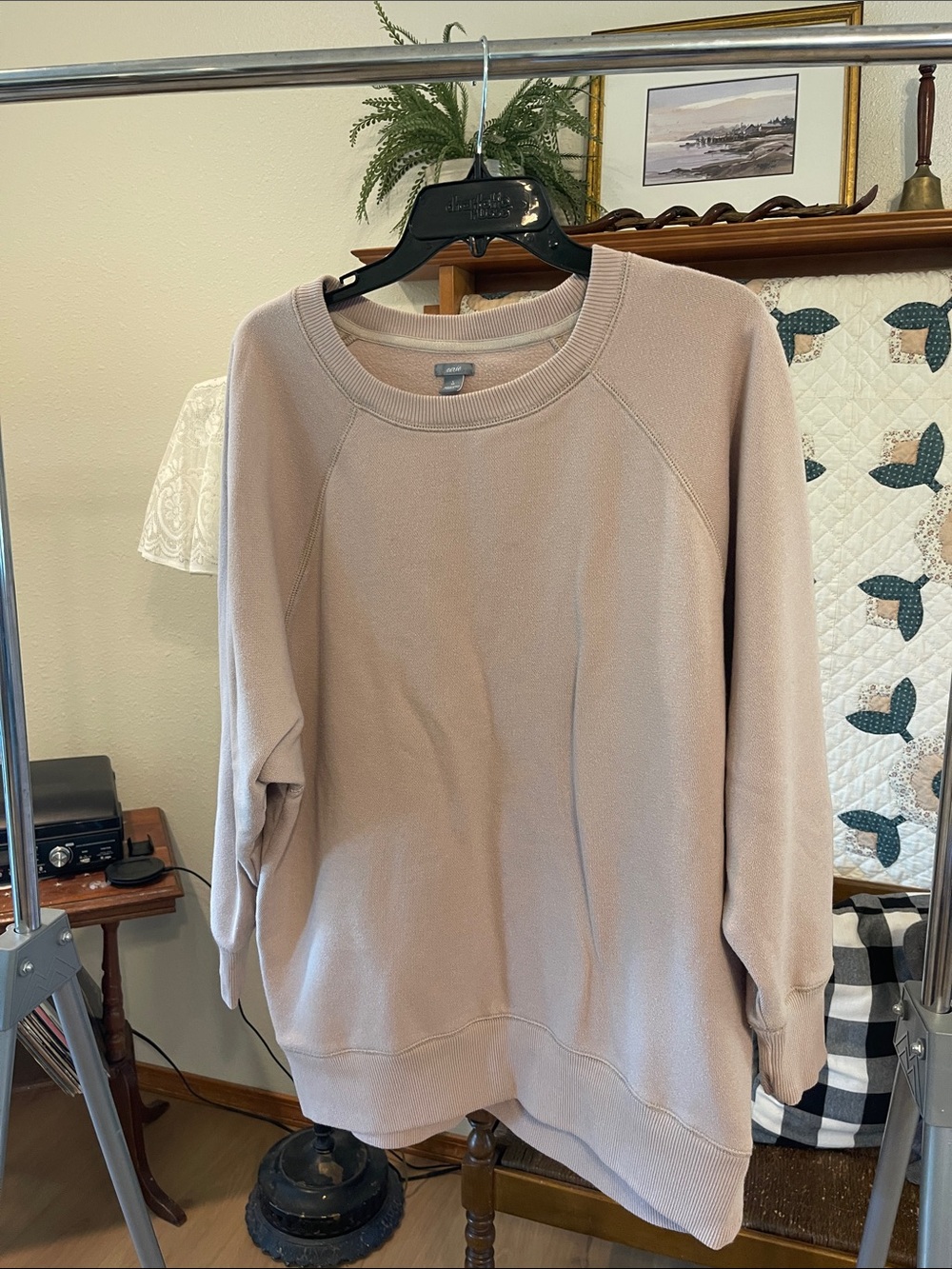 aerie Women's Crewneck Sweatshirt in Dusty Mauve